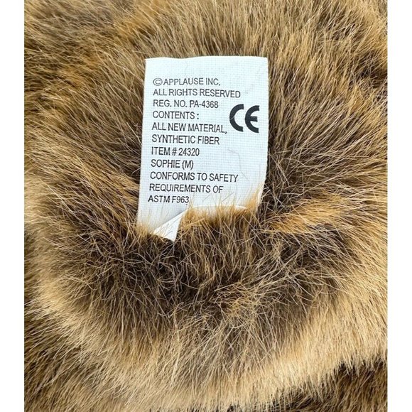 Vintage Dakin Applause Sophie Plush Teddy Bear 14" Stuffed Animal Brown Bear EUC - Picture 9 of 9